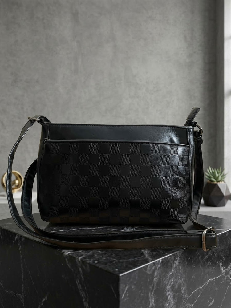 Black Leather hand bag