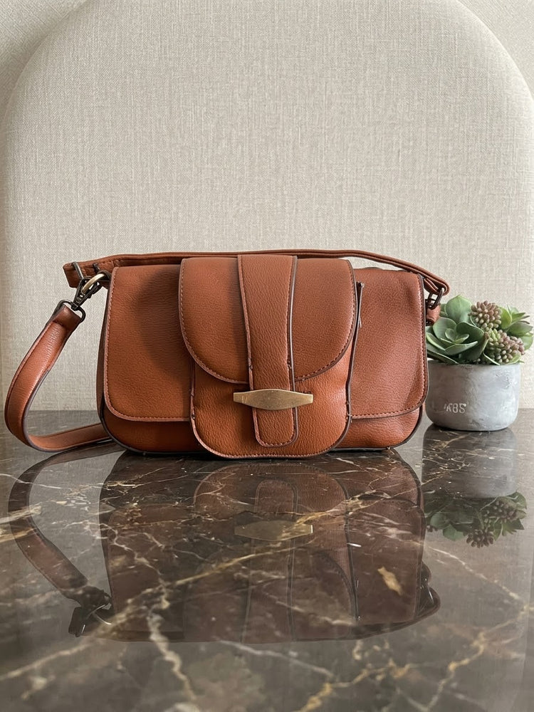 Brown Leather hand bag 2