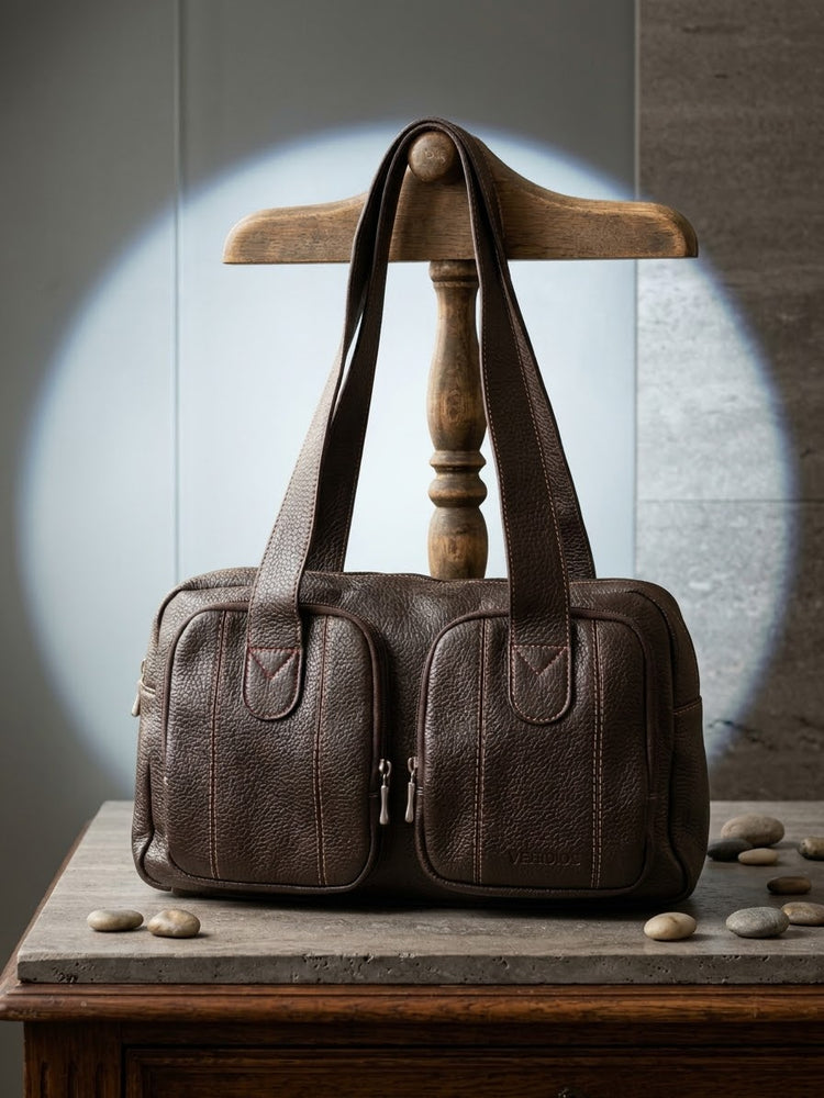 Brown Leather hand bag