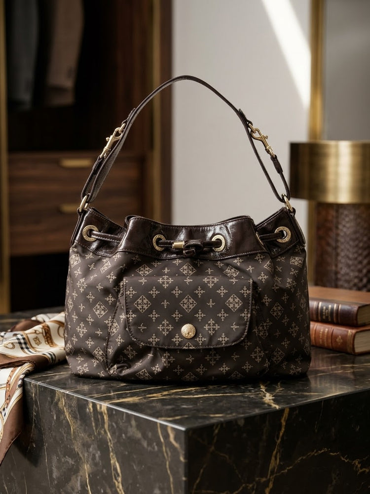 Brown LV Leather hand bag
