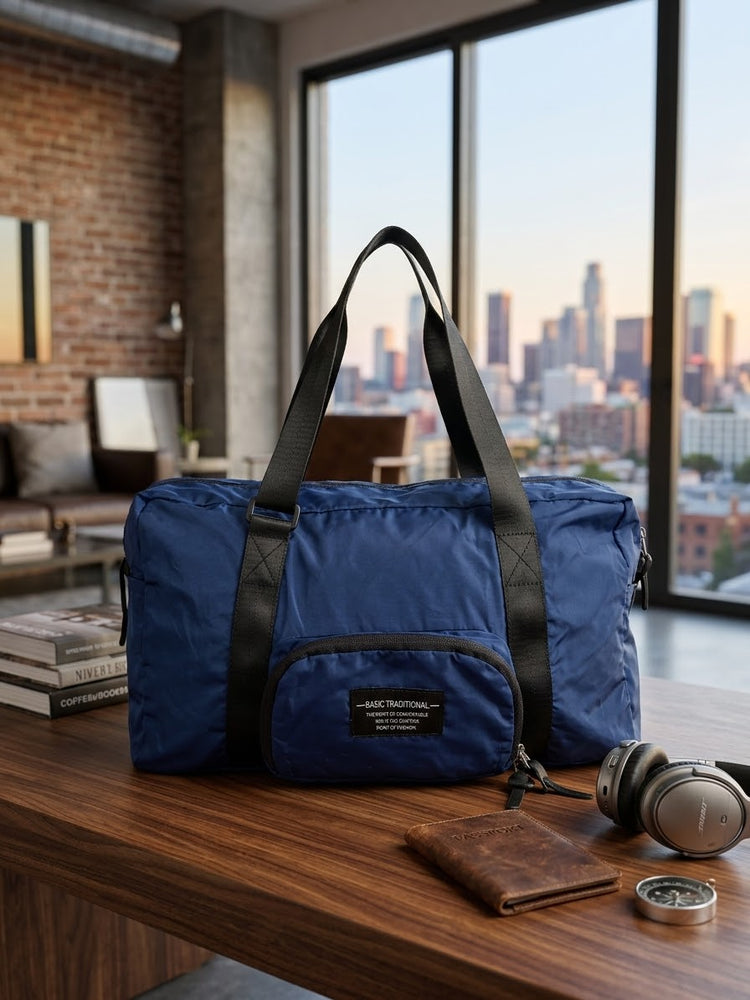 Blue Duffle Bag