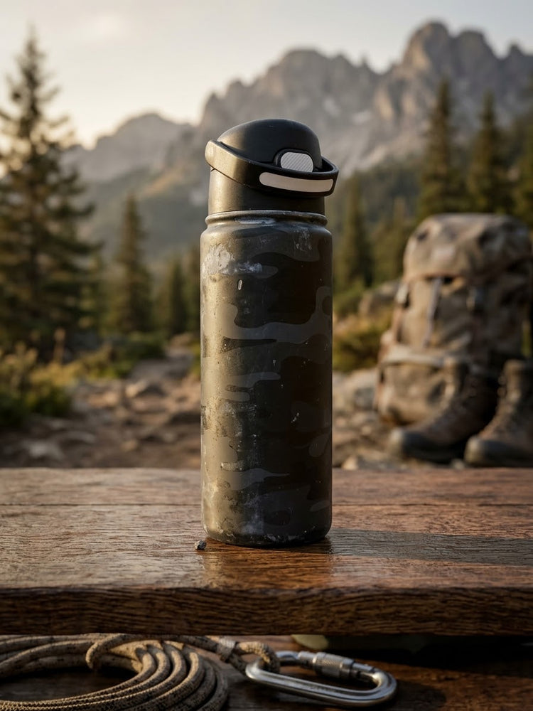 Camouflage water bottle