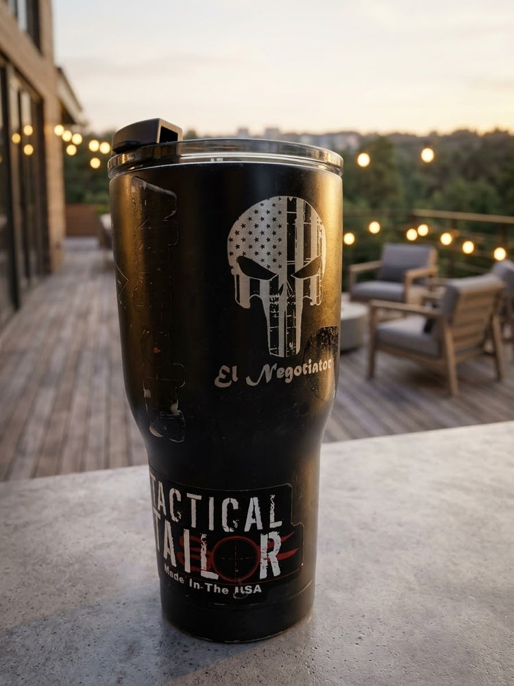 Black Monster coffee cup