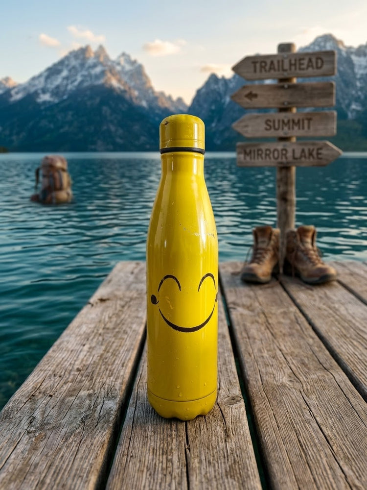 Smiley water bottle